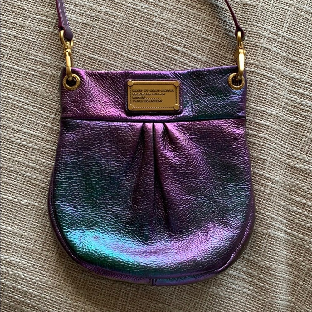 metallic Marc by Marc Jacobs crossbody bag